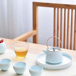 极速茶杯套装家用待客茶具小w套装4人差距可爱茶壶日式泡茶陶瓷一