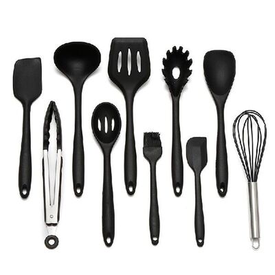 极速2020 latest hot silicone kitchen utensiNls set of 10 kit