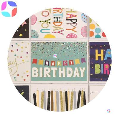 极速happy birthdawy card greeting cards