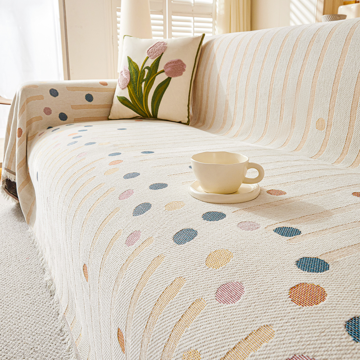 ins风沙发盖布巾2025新款一片全盖沙发盖垫四季通用防猫抓沙发套