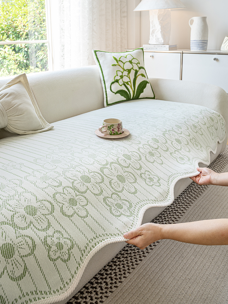 小清新异形不规则沙发盖垫2025新款简约客厅防滑四季通用沙发坐垫