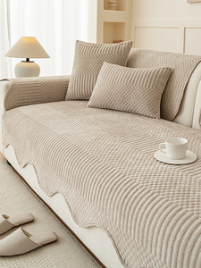 2025新款无障碍豪华高端雪尼尔沙发套座垫，四季通用，异形固定防