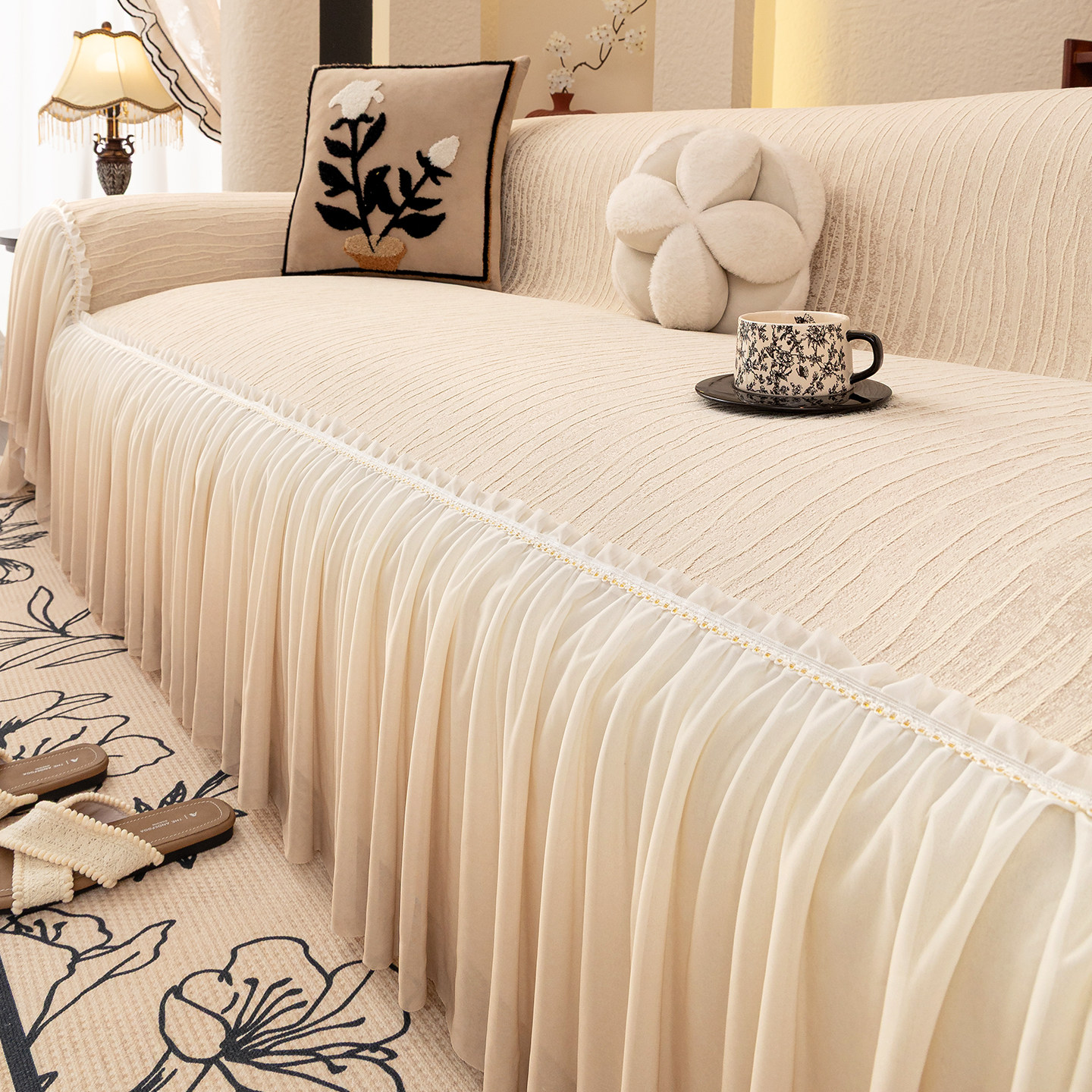 四季通用沙发盖布轻奢高级感沙发套罩2025新款全盖防猫抓沙发坐垫,居家布艺,沙发套,淘宝优惠券,粉丝福利购,淘宝优惠卷