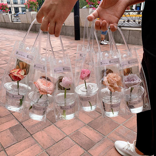 巧经餐饮一次性奶茶花杯