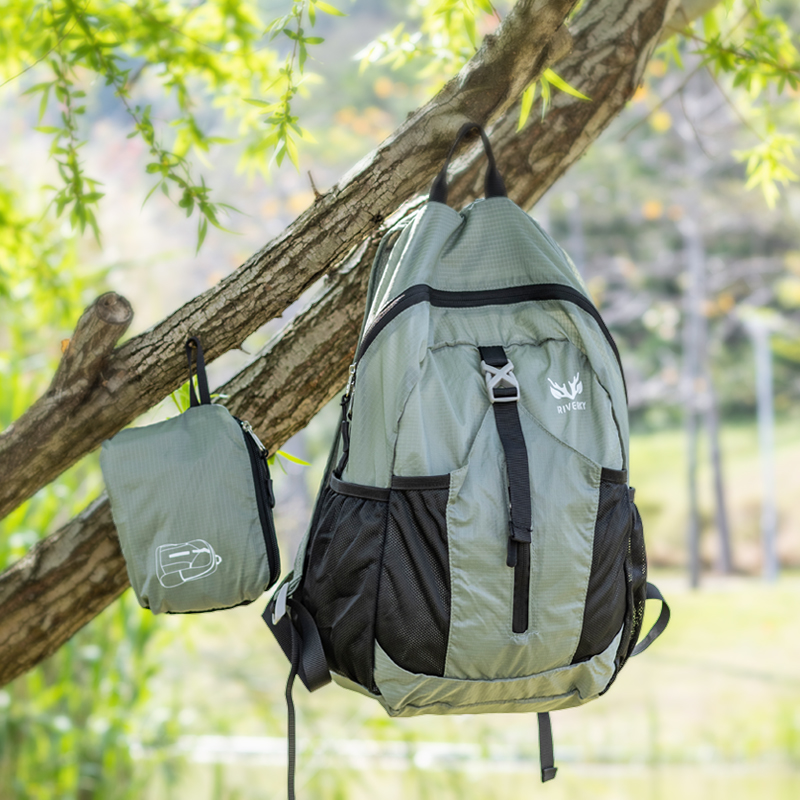 户外旅行双肩包女士轻便旅游皮肤包超轻折叠小背包运动爬山登山包