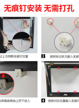 热销向日葵电表箱装饰画免打孔推拉式配电箱遮R挡箱电闸盒客厅餐