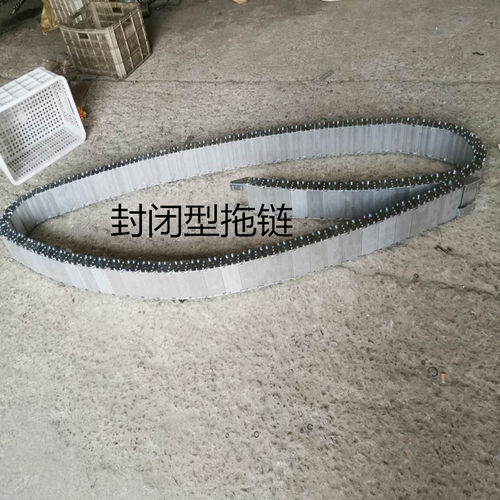 热销速发新款厂促钢制拖链不锈y钢全封闭桥式机床钢铝拖链TL金属