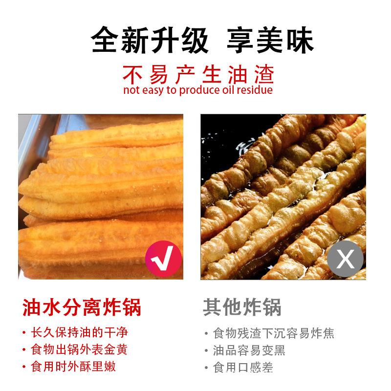 方油形炸带鱼段油炸叉机黄花鱼鱼小干电炸锅鸡骨炸鸭爪半成品炸机