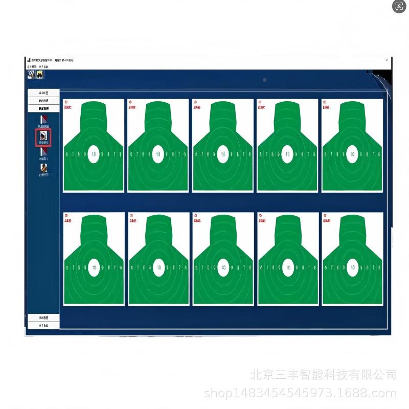 教学训电射靶起倒靶机报靶系统高精击度声定位报靶实弹训练练系统
