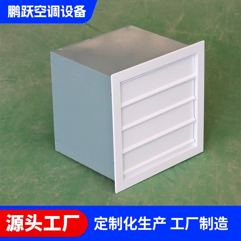 低噪声爆防型排风换墙壁工业带百叶DBZ方形壁式轴气F流风机