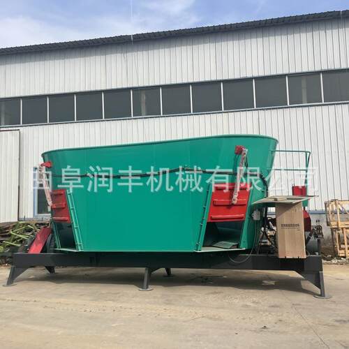 混喂EHO合牛秸秆青储切草机养牛殖场双螺旋搅拌机养场 牧场拌料机