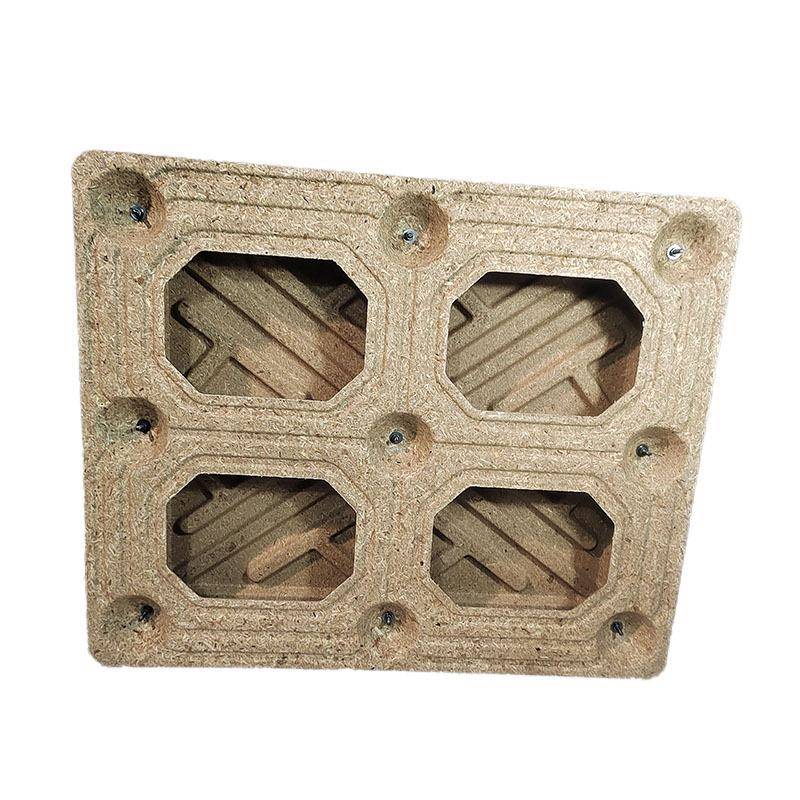 环保木屑卡板模压托盘物运输出卡板托木质模BGD压货流托盘免熏蒸