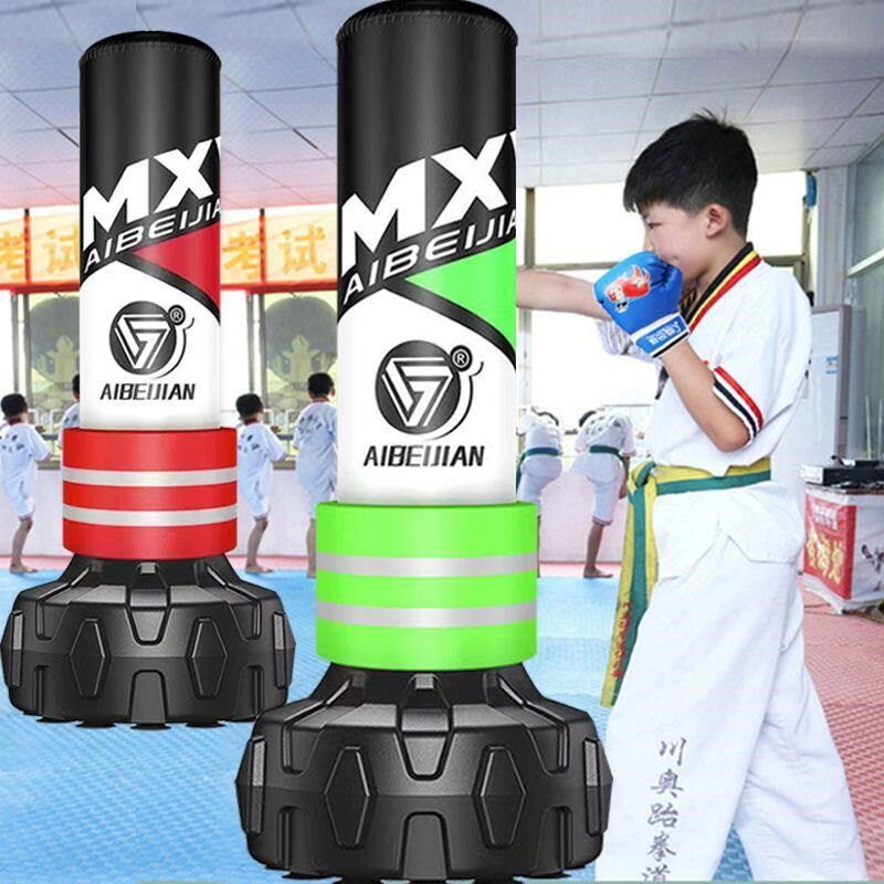 速发儿童拳击沙袋小孩立式训练器拳沙不跆材道包倒翁家用专业散打