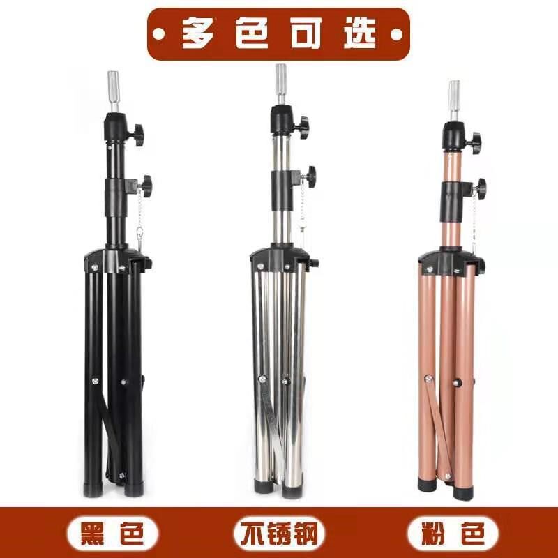 速发支头模头三脚架美发三脚架人架落头模假发头假支架模特头模具