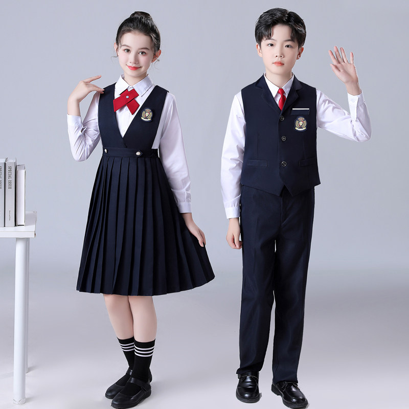 速发儿童班诵演出服幼儿园服朗服校服中小学生集体比赛合主服唱持