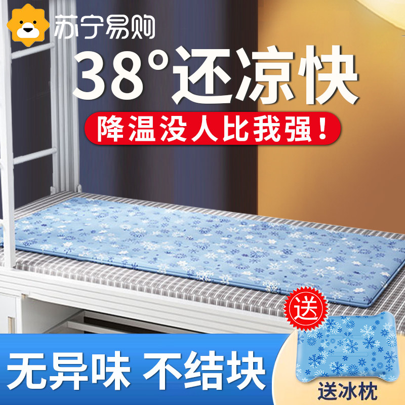 速发冰垫床垫凉席水冷床宿冰7垫坐垫水床垫子夏天垫舍降温神器1凉