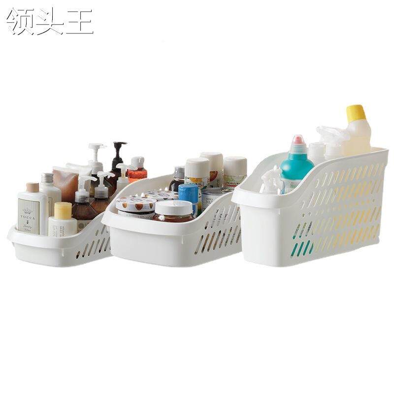 速发整体橱柜收纳盒家用水槽下收纳筐厨房用品调料置物架杂物储物