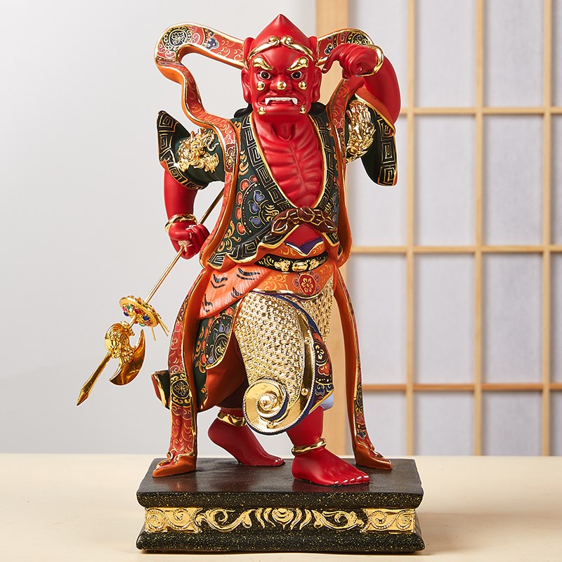 保真速发千里眼顺风耳妈祖v左右护法木雕神像水阙仙班神将香樟木
