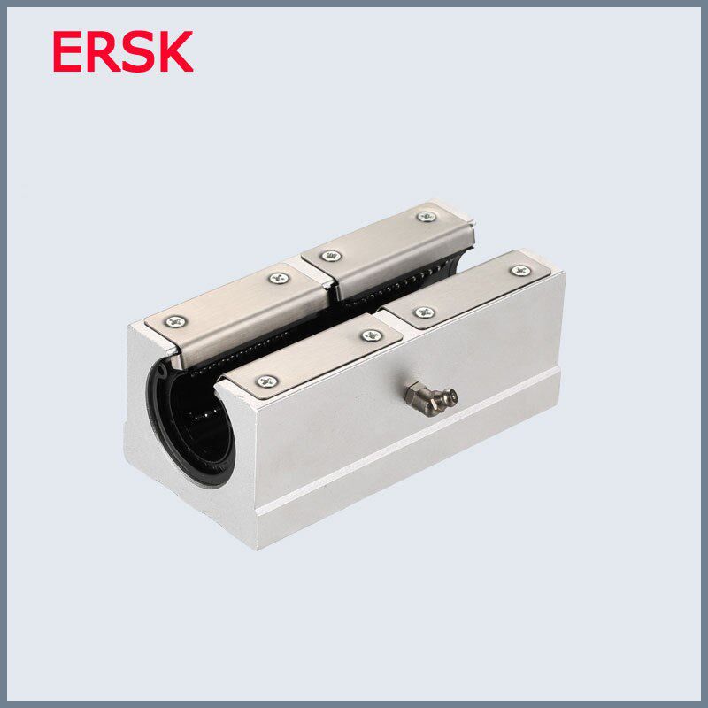 速发防尘开口直线轴承座SBR16 20 25 0 5 40UU 加长滑块SBR16 20L