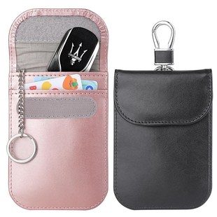 速发新款扣法拉第袋汽车防FID信号封锁器R盗保护袋玫瑰金