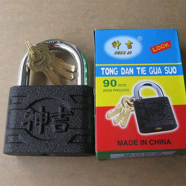速发神吉牌加大型大门仓库门0mm超厚挂锁户外箱子柜子大挂锁铁房