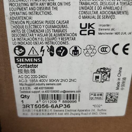 议价接触器3RT5056-6AP363RT5055-6AP363RT5054-6AP36