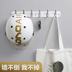 速发门口后玄胶免打孔无痕挂钩家用强力粘钩卧室墙壁挂衣架衣帽关