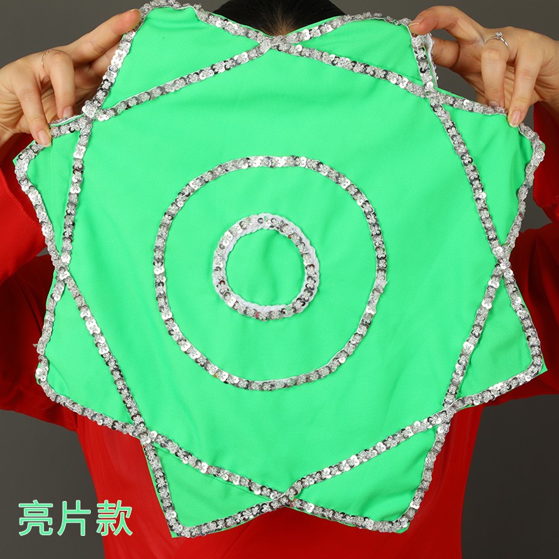 速发麻纱红色手绢蹈手绢考级扭秧歌跳舞手帕东二北人转手绢