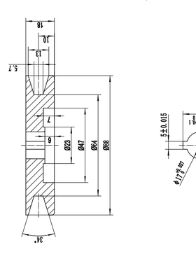 速发XL星形联轴器GR28 8 42 48 55 65 75 0缓冲垫子6角性八瓣弹8