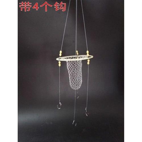 速发纯钓工自制带圈鲢鳙尼龙竿袋手网长杆炮杆花鲢白鲢手组线组