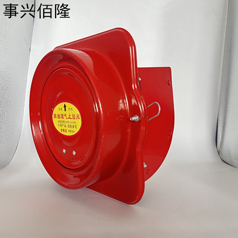速发厨房烟道止止阀180导流红色喷漆防火逆回阀 导负槽可调带斗抗