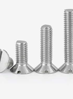 速发M1.钢M2.5M4M5M4 06不锈6一字沉头螺钉一字开槽平头螺丝螺栓