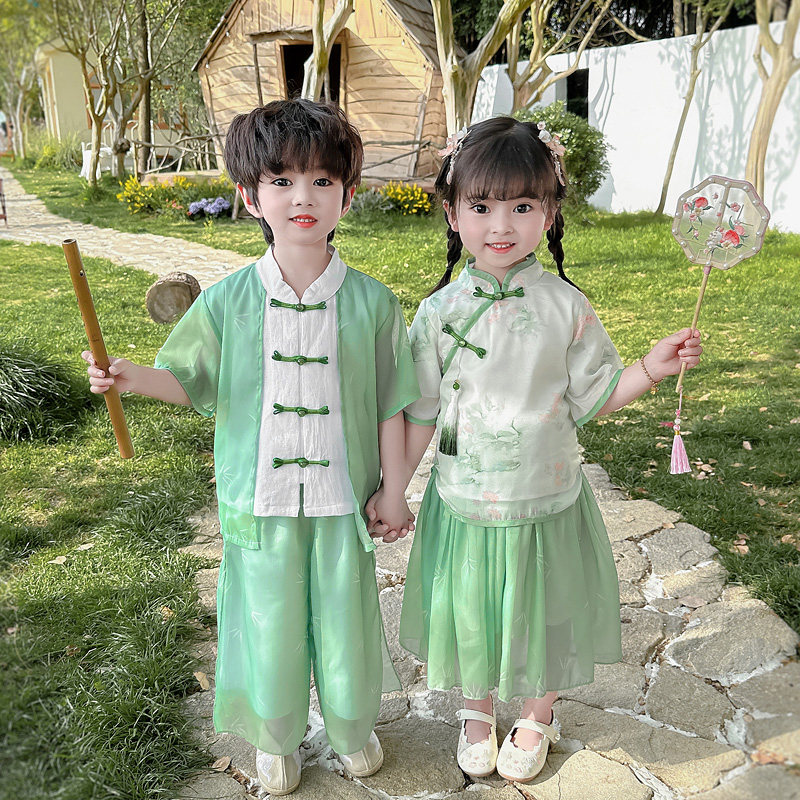 速发汉服表服服宝宝幼儿园园服舞蹈演出演六一活动小学生毕业礼服