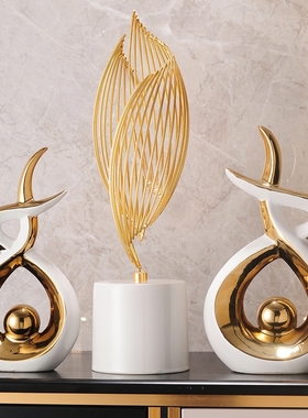 速发轻奢酒柜电视柜玄关风生水起厅件高档客饰装摆品乔迁新居礼品