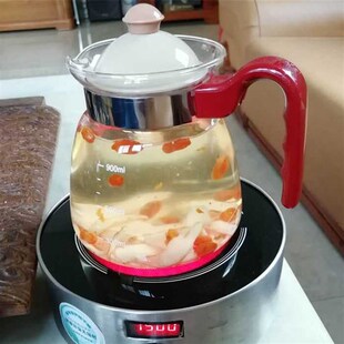 速发冷水壶高硼茶玻璃直硅壶耐高温可加热泡火壶套装家用凉水壶果