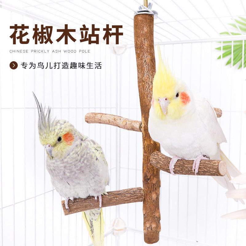 速发花椒木站杆玄爪虎皮鹦鹉八哥画眉磨凤棒鸟站棍站杠栖杠用品用