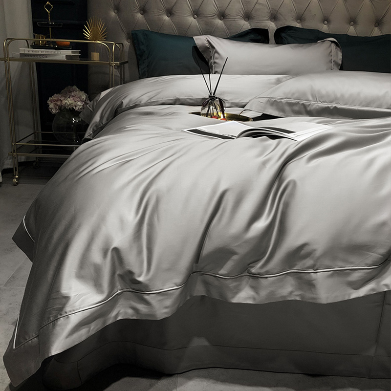 速发全20支匹马棉贡缎单件1棉高于100纯色棉绒长被罩