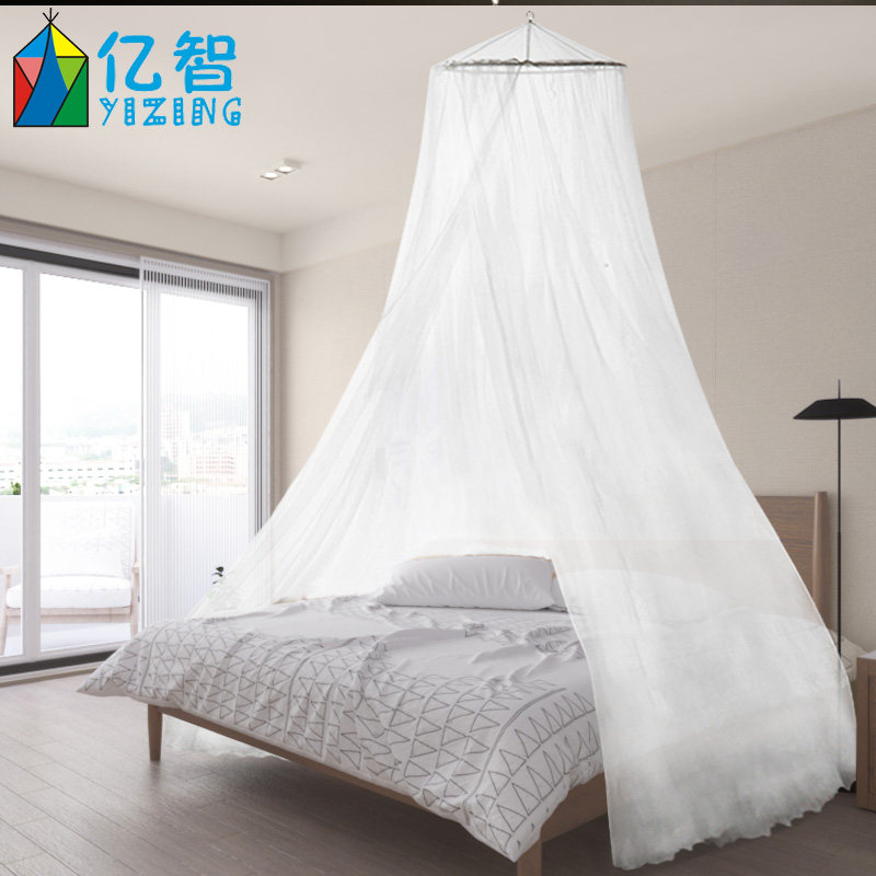 速发儿童蚊帐1帐21.5米床公主风吊挂圆顶蚊帐宝宝婴儿床通用.约蚊