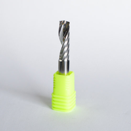 天顺6MM3A单刃钨钢铣刀 PVC亚克力板木工数控机床雕刻刀 刀头