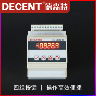 德森特X505称重变送器重量测力传感器信号放大器485通信10v导轨