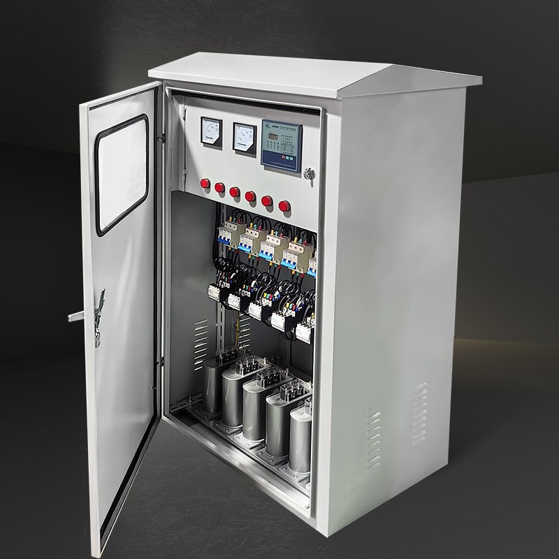 智能无功低压电容补偿柜户外柱上补偿装置配电柜电压功率因数