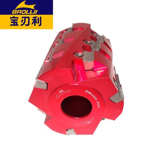 木工螺旋平刀四面刨铣刀立铣重型舍弃式合金钨钢刀片可拆卸刨刀