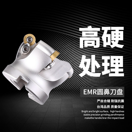Emr铣刀盘Cnc数控Bt40厚50/63/80侧铣刀R5/R6/R8Emrw圆头铣刀盘