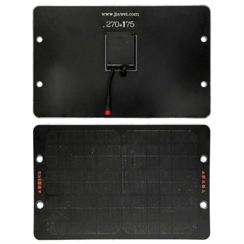 太阳能电池板6V太阳能发电板光伏板共享单车5W电瓶手机充电10片装