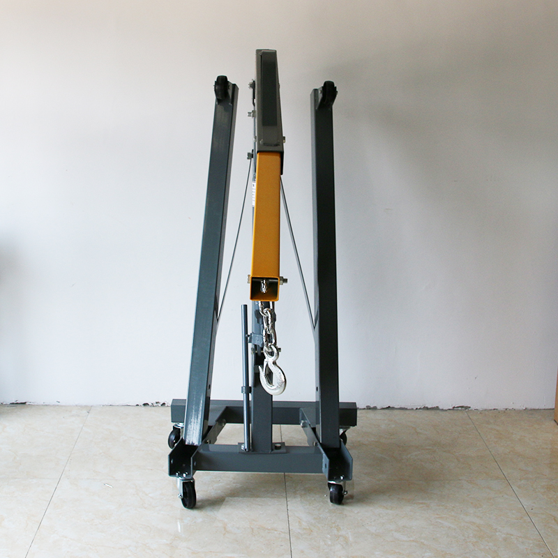 折叠小吊机液压汽车发动机吊架引擎起重吊机2吨3吨汽修移动吊车