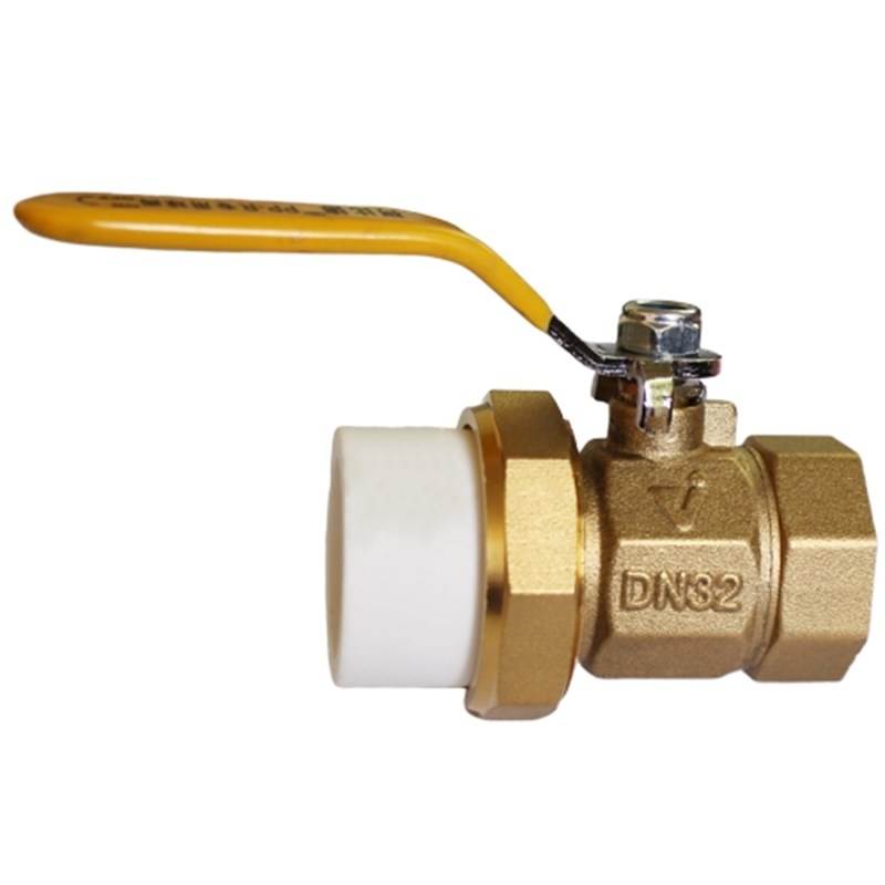 柯比德ppr内丝外丝活接铜球阀水管配件热熔接头开关6分25阀门球阀