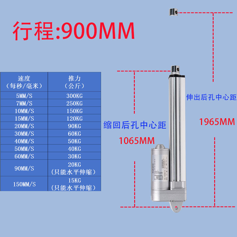 电动推杆直流马达自动伸缩升降杆器小型电缸12V24V36V48V3000N,个性定制/设计服务/DIY,明信片定制,淘宝优惠券,粉丝福利购,淘宝优惠卷
