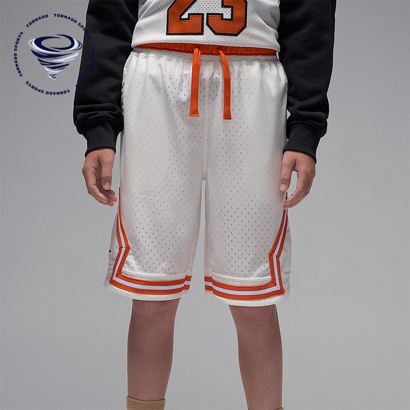 Nike/耐克正品JORDAN大童透气篮球训练经典网眼短裤HQ7219-133