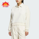 针织POLO衫 Adidas 宽松短款 三叶草女士时尚 KS5982 阿迪达斯正品