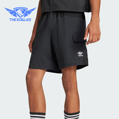 Adidas/阿迪达斯正品2025三叶草男士跑步运动透气宽松短裤JD0406